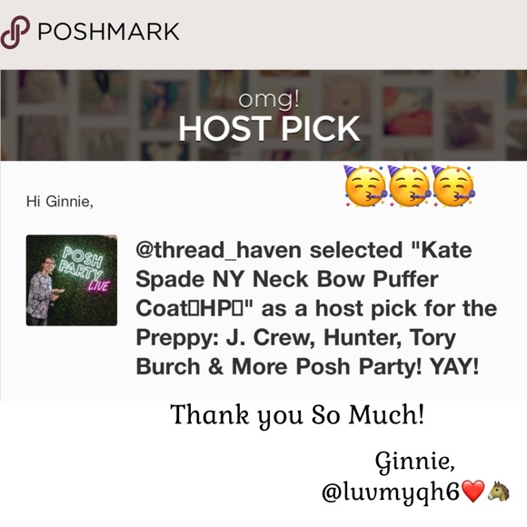 Kate Spade NY Neck Bow Puffer Coat🎉2XHP🎉 - Picture 6 of 6